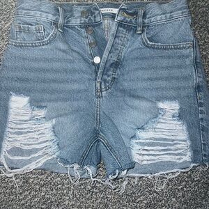 PacSun Distressed Denim Shorts